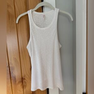 Free People Ribbed Racerback Tank Trapeze Top